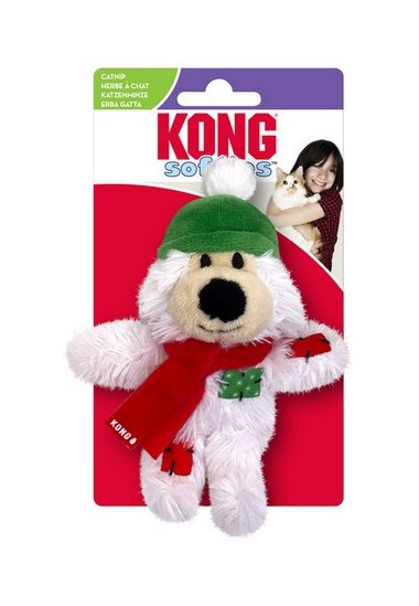 KONG Kong Holiday Softies Bear Assorted