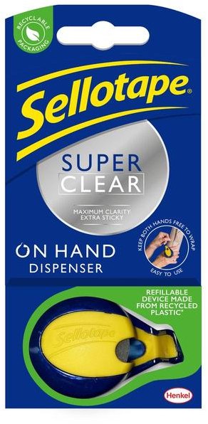 Sellotape On Hand Dispenser 18mm x 15m