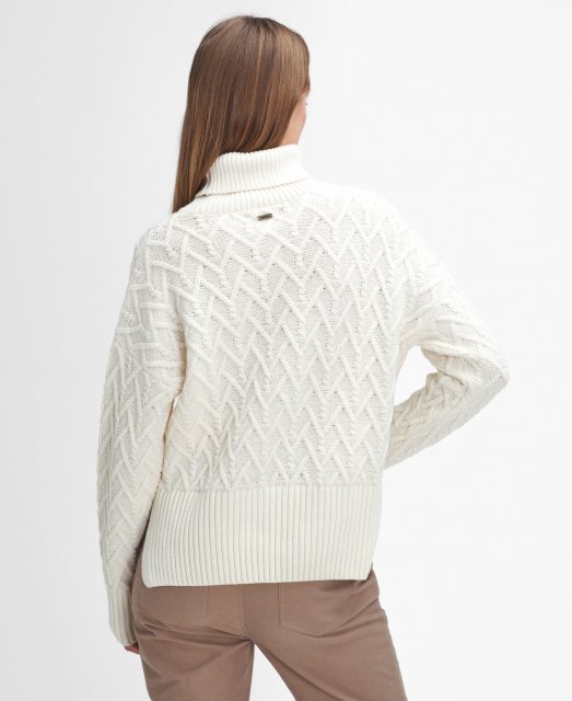 Barbour sweater white online