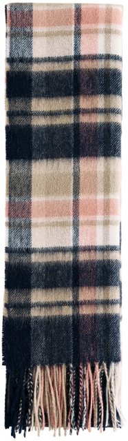 Barbour Barbour Vintage Plaid Scarf Navy/Pink