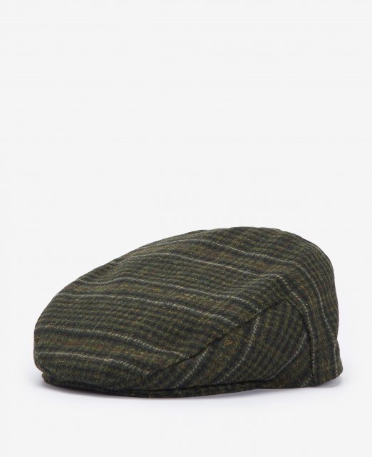 Barbour Barbour Wilkin Flat Cap Olive Check