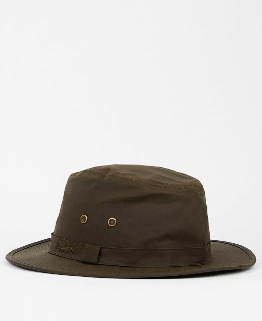 Barbour Barbour Dawson Safari Wax Hat Olive