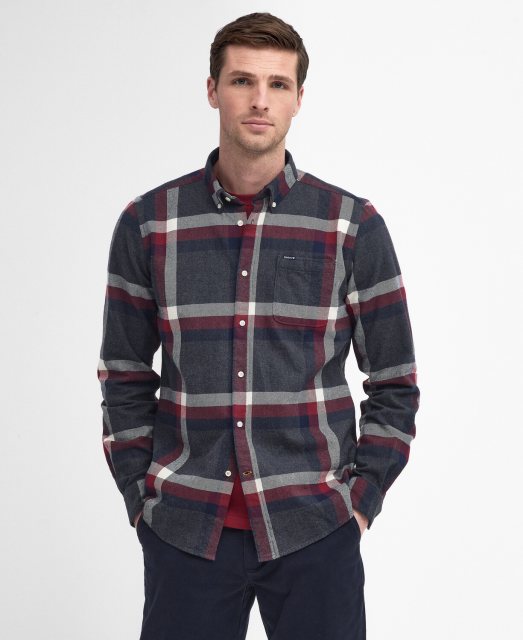 Barbour Barbour Folley Check Shirt Grey