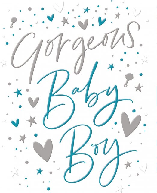 Just Saying Baby Boy Card