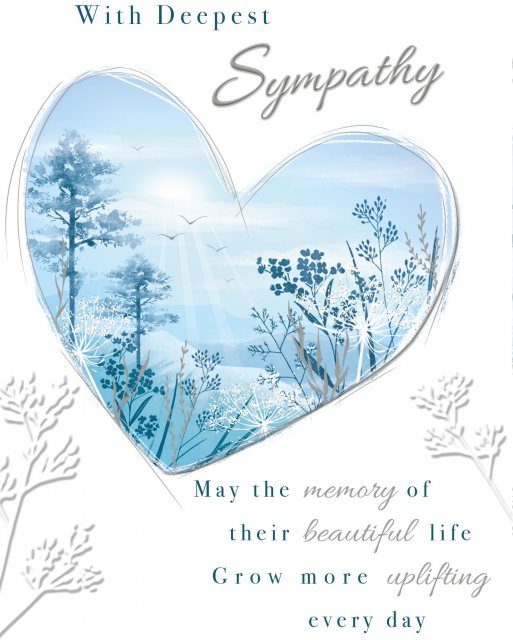 May The Memory With Sympathy Card