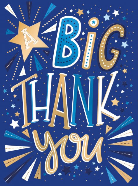 A Big Thank You Card