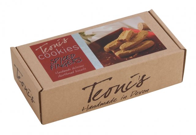 Teonis Spiced Shortbread Fingers 190g