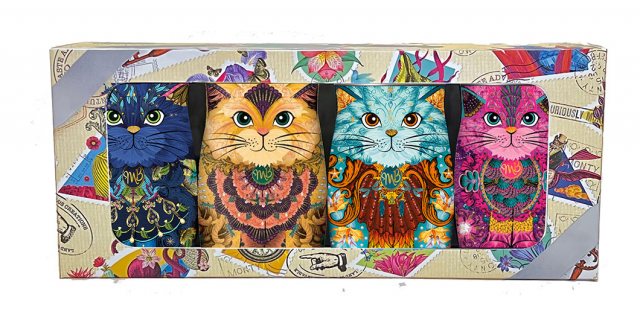 Monty Bojangles Kit-Tin Cat Truffles Gift Set 4 Pack