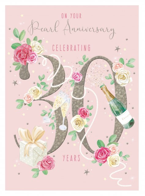 Pearl Anniversary Card