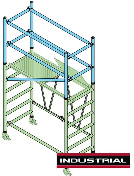 Jefferson Tools Jefferson Base & Guardrail Combo Storage Package