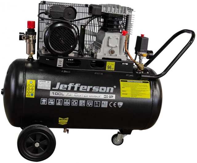 Jefferson Tools Jefferson 100L 3HP 10 Bar Compressor 230v