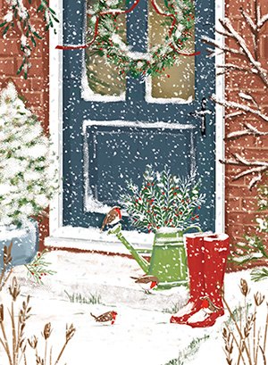 Christmas Card Front Door