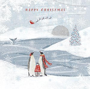 Christmas Card Penguins