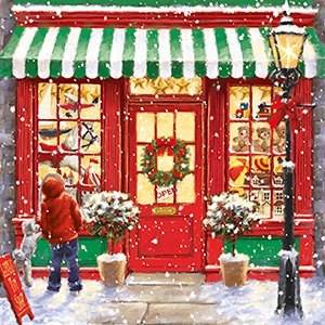 Christmas Card Shop Front