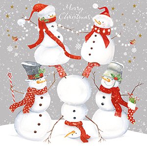 Christmas Card Snowmen