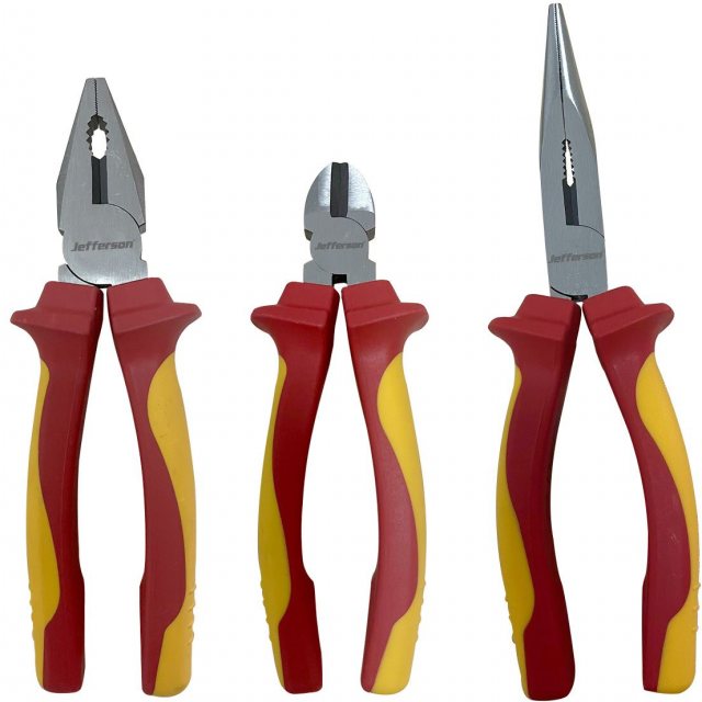 Jefferson Tools Jefferson VDE Plier Set 3 Piece