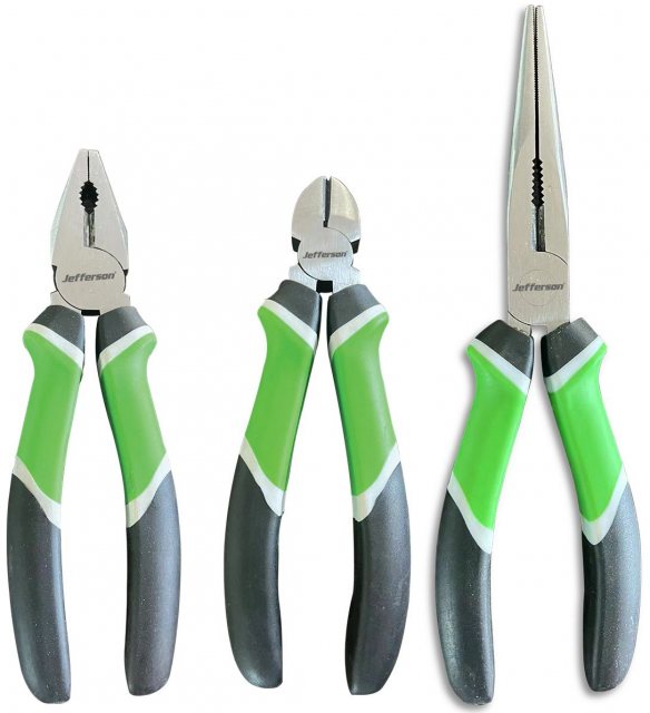 Jefferson Tools Jefferson Hi Vis Plier Set 3 Piece