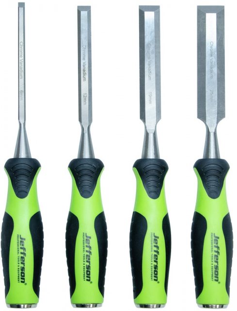 Jefferson Tools Jefferson Wood Chisel Set 4 Piece