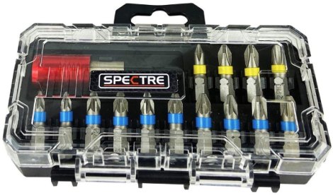 SPECTRE Spectre Screwdriver Bit Set 15 Piece