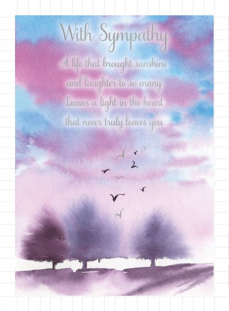 A Life That Brought Sunshine Card