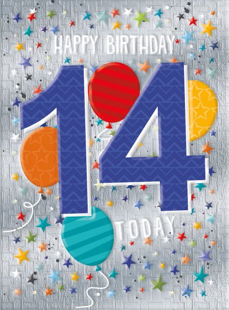 14 Today Birthday Card