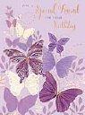 Butterflies Special Friend Birthday Card