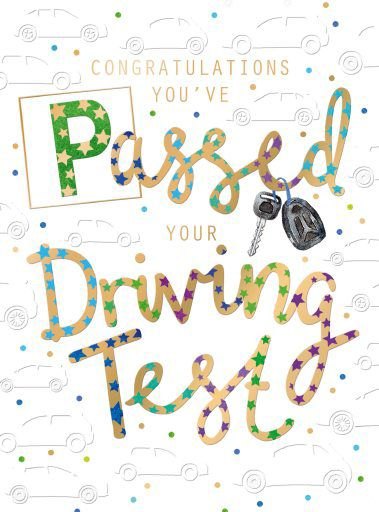 Cars Passed Your Driving Test Card