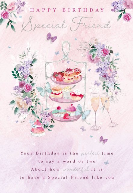 Cakes Special Friend Birthday Card