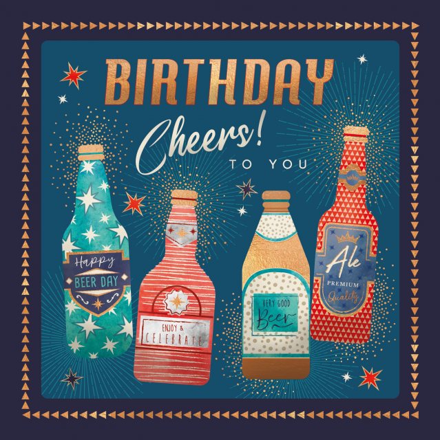 Fella Birthday Cheers Card