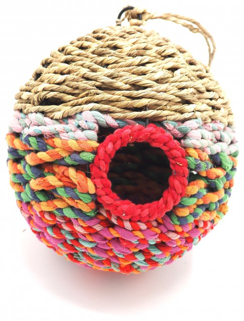 Jardinopia Jute Globe Bird House