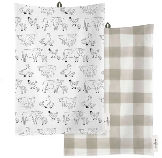 Woodbury Lane Tea Towel 2 Pack