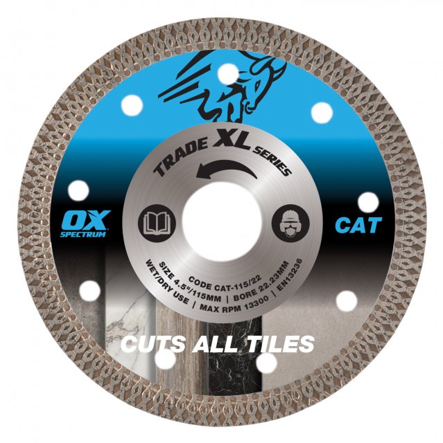 Ox Tools Ox Tiles Diamond Blade 115/22.23mm