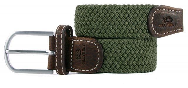 Billybelt Billybelt Woven Belt Army Green