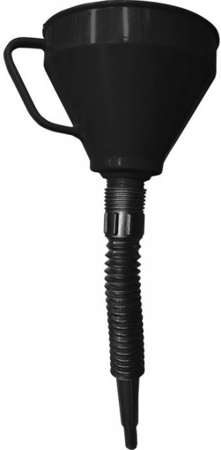 Jefferson Tools Jefferson PVC Flexible Funnel Black 110mm