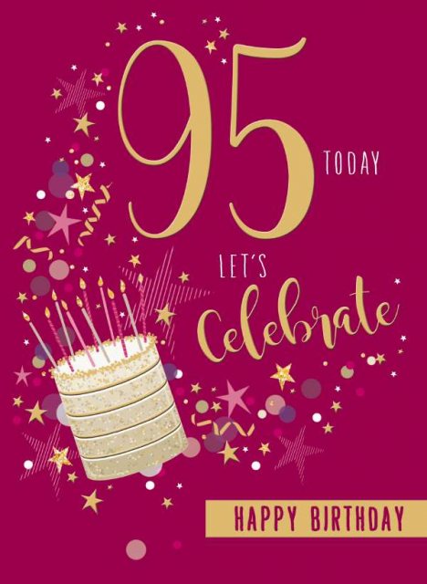 95 Today Birthday Card