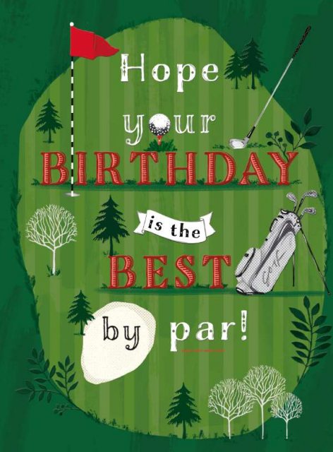 Best By Par Birthday Card