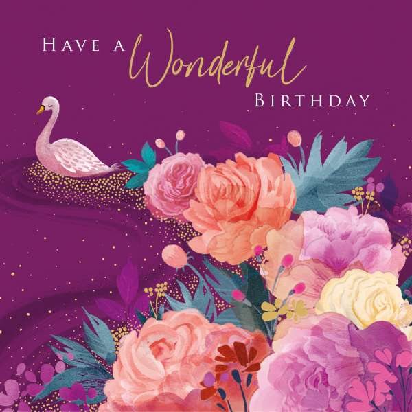 Sanja Peonies Birthday Card