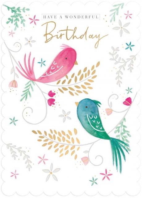 Birds Birthday Card