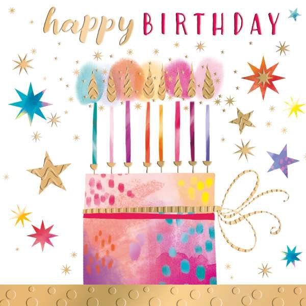 Alina Cake Happy Birthday Card