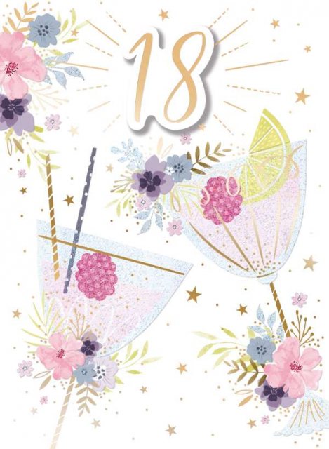 Spritz 18th Birthday Card