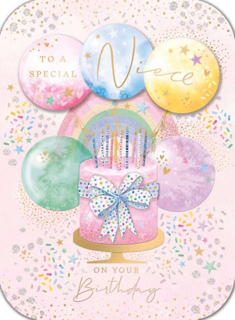 Nova Birthday Cake Niece Card