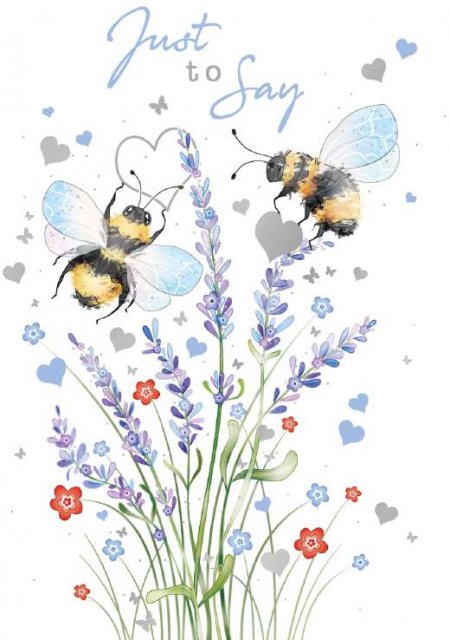 Bees Just To Say Card