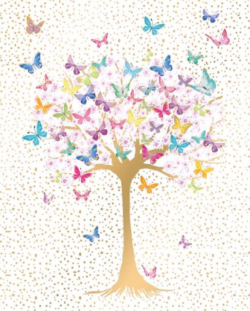 Butterfly Tree Card