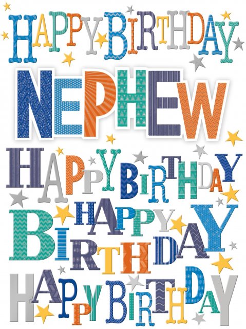 Spritz Nephew Birthday Card