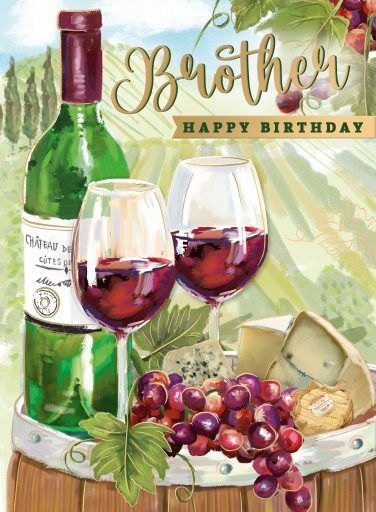 Spritz Brother Birthday Card