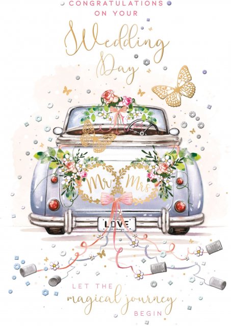 Spritz Wedding Day Card