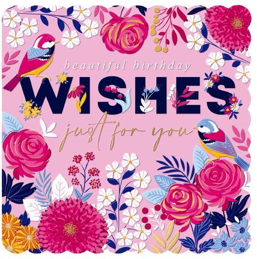 Beautiful Birthday Wishes Card