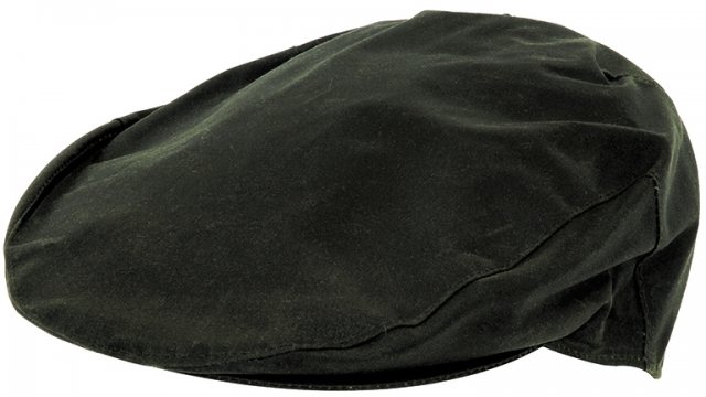 Hoggs Of Fife Hoggs Waxed Cap Dark Olive