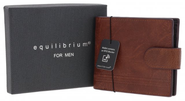 Equilibrium Tan Wallet With Tab