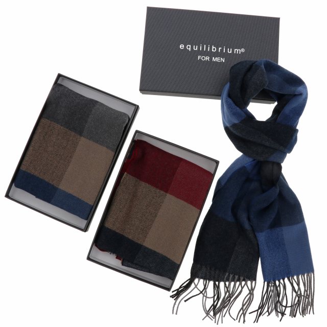 Equilibrium Square Check Scarf Assorted